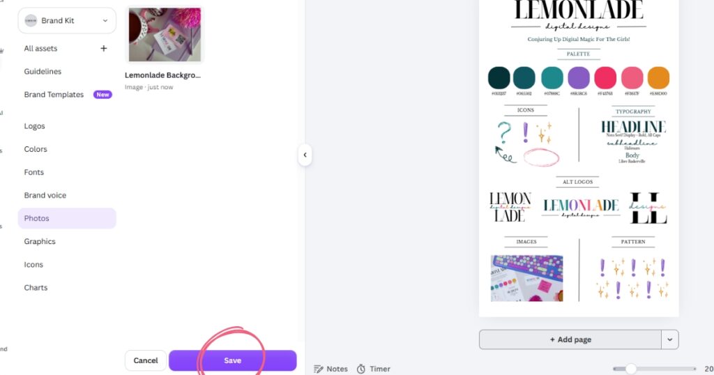 Step 6: Once they’re all added, hit 'Save.'